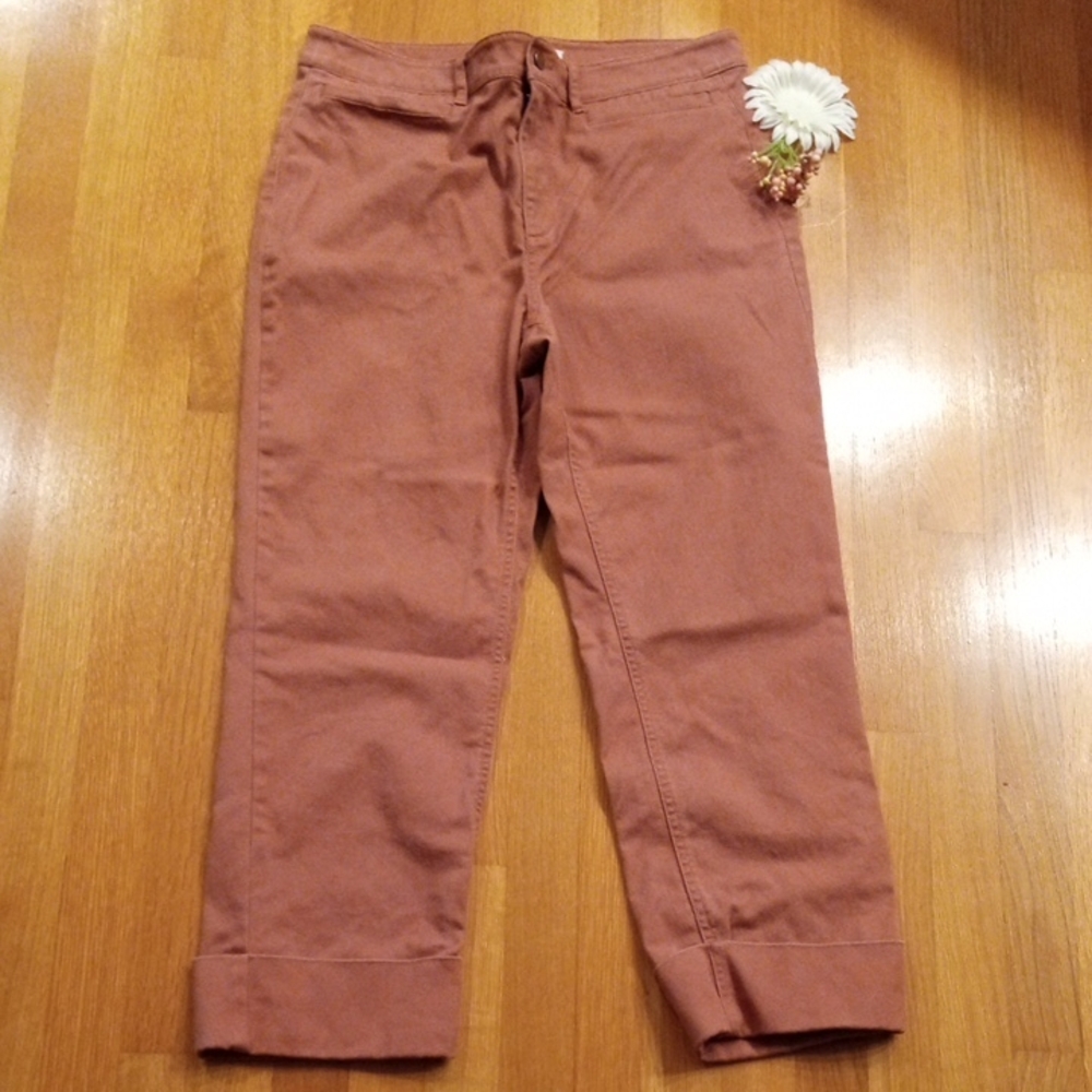 Loft Rolled Cuff Straight Leg Women's Jeans 10